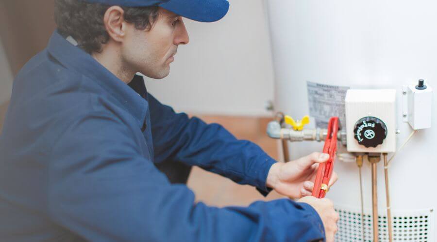 Local tankless water heater installation in May, OK